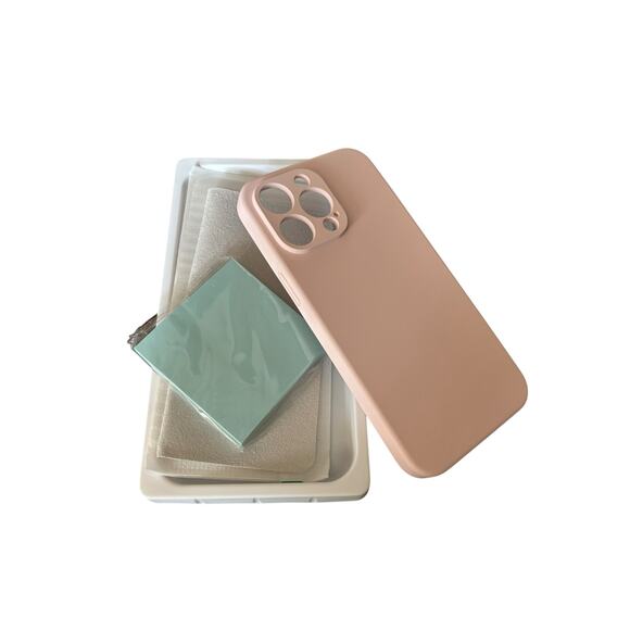 pcgaga Pink Silicone Protective Phone Case NWT Pink Iphone 14 ProMax NEW - Picture 2 of 3